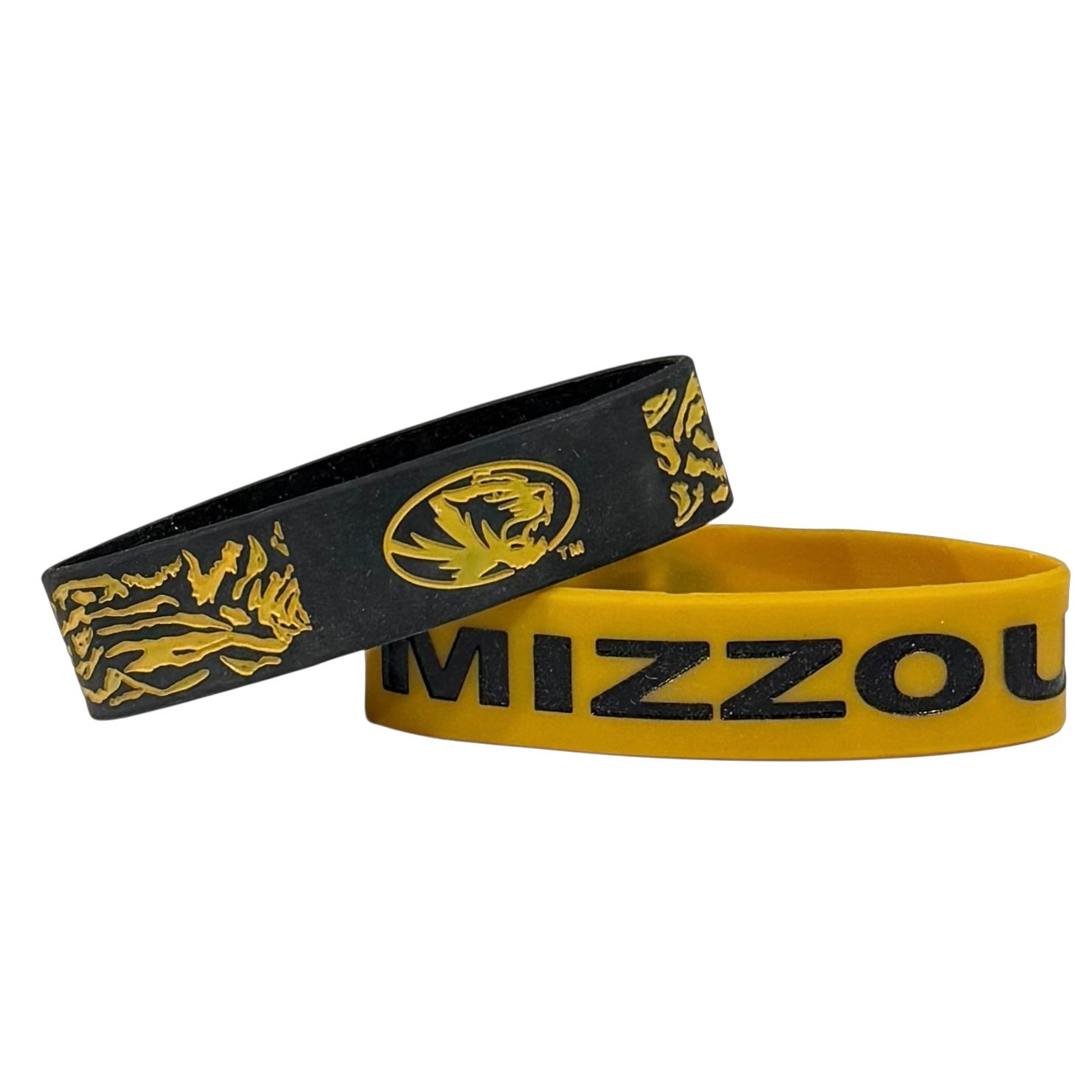 Missouri Tigers Rubber Bulk Wrist Bands Missouri Tigers Rubber Bulk Wrist Bands