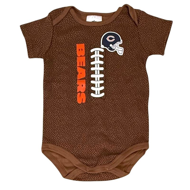 Chicago Bears Gerber Baby Short Sleeve Football Onesie Chicago Bears Gerber Baby Short Sleeve Football Onesie