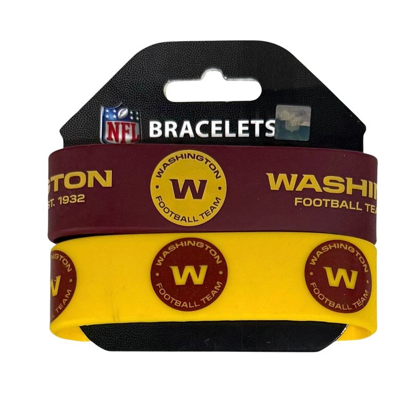 Washington Football Team Rubber Bulk Wrist Bands