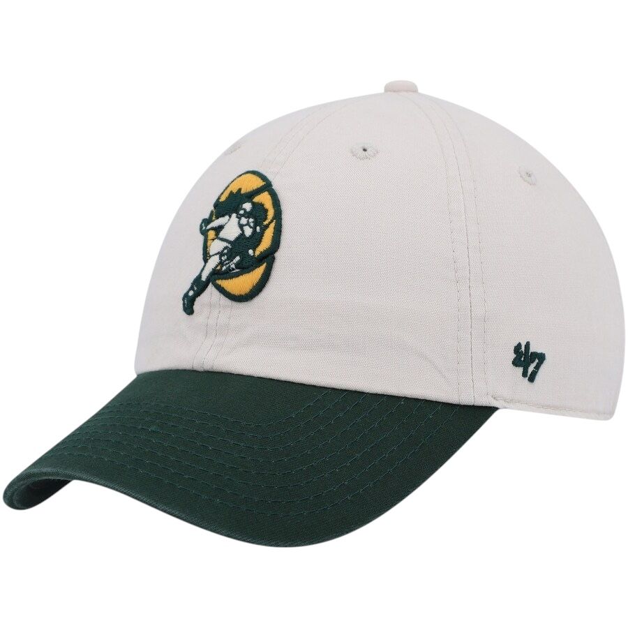 Green Bay Packers Men’s Legacy Sidestep 47 Brand Clean Up Adjustable Hat