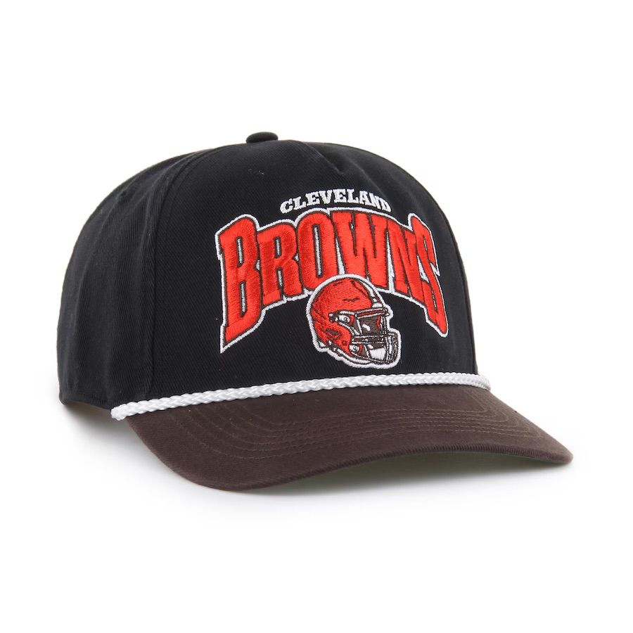 Cleveland Browns Men’s Black Palermo 47 Hitch Snapback Hat