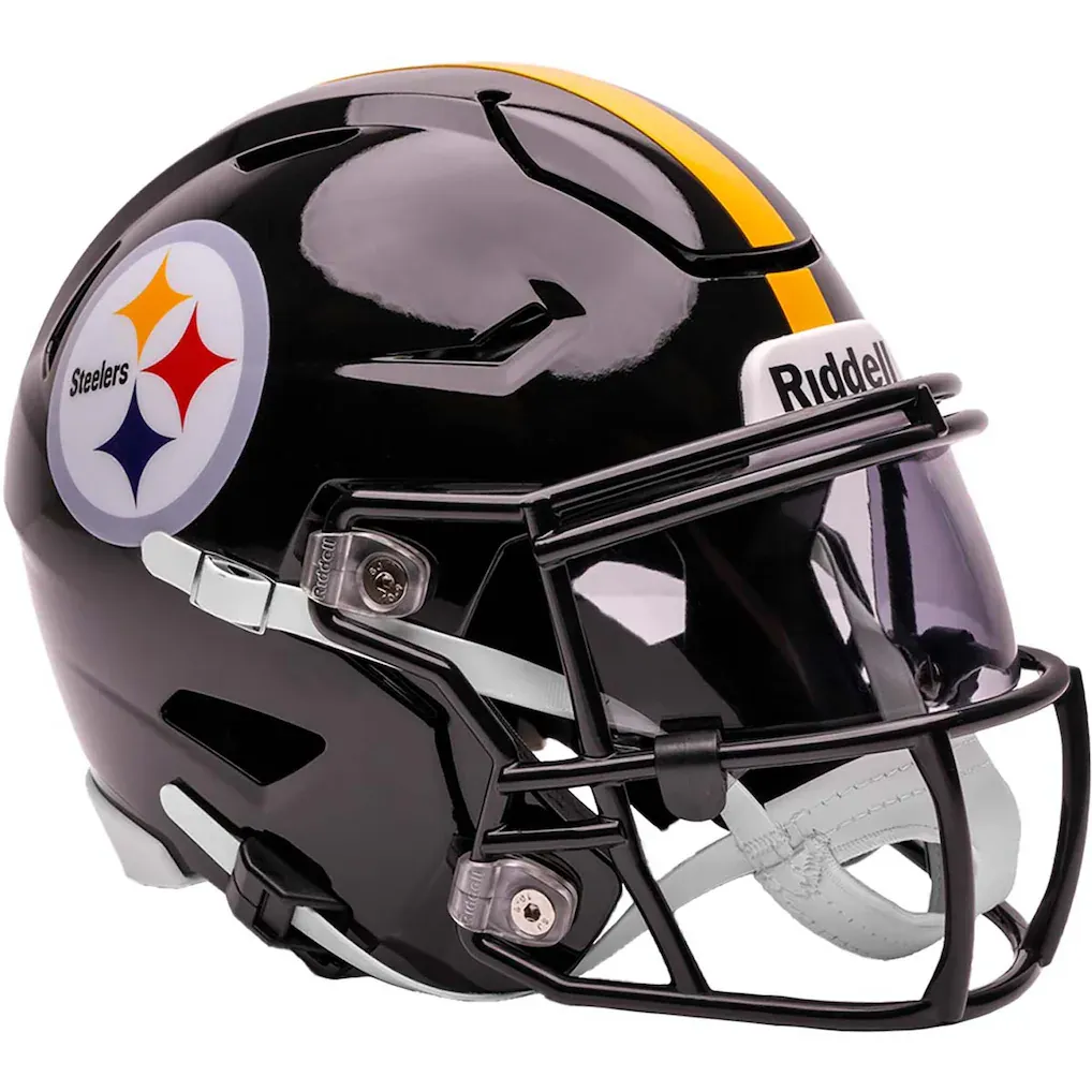 Pittsburgh Steelers Riddell Speed Flex Mid-Size Helmet Pittsburgh Steelers Riddell Speed Flex Mid-Size Helmet