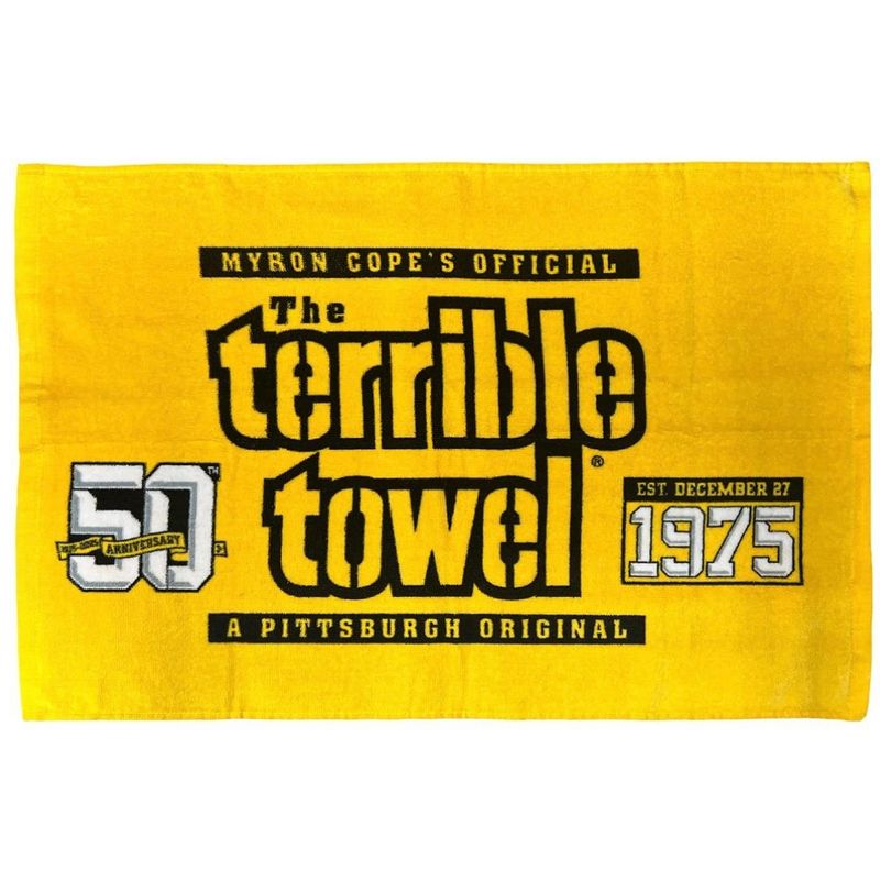 Pittsburgh Steelers 50th Anniversary Terrible Towel Pittsburgh Steelers 50th Anniversary Terrible Towel
