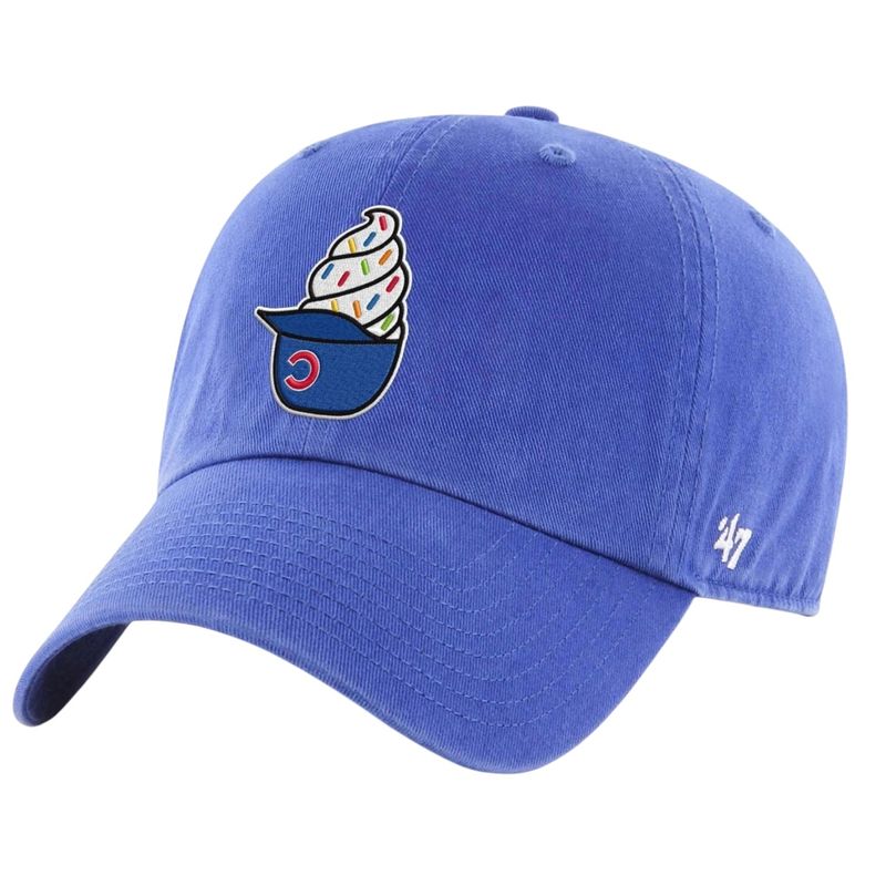 Chicago Cubs Men’s Blue 47 Brand Clean Up Spring Training Ice Cream Cup Current Day Adjustable Hat