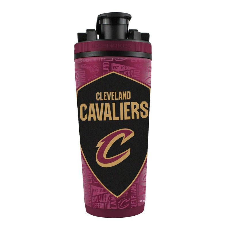 Cleveland Cavaliers 26oz 4D Stainless Steel Ice Shaker Bottle Cleveland Cavaliers 26oz 4D Stainless Steel Ice Shaker Bottle