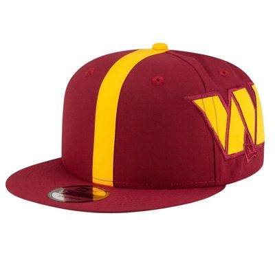 Washington Commanders Men's Burgundy New Era Helmet 9FIFTY Snapback Hat