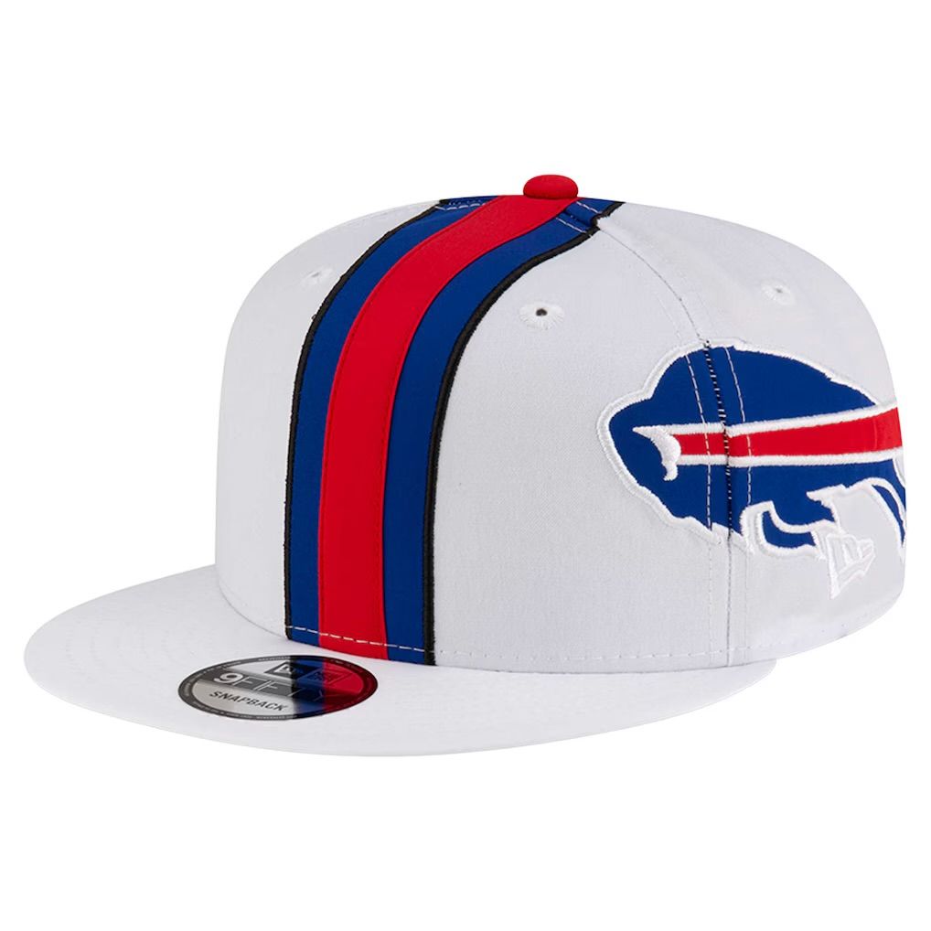 Buffalo Bills Men's New Era White Helmet 9FIFTY Snapback Hat