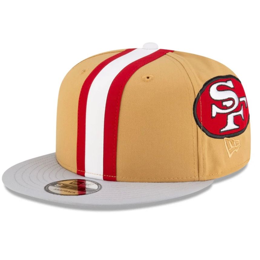 San Francisco 49ers Men's Gold New Era Helmet 9FIFTY Snapback Hat