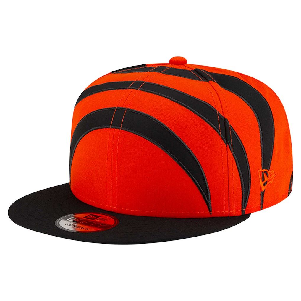 Cincinnati Bengals Men's New Era Orange Helmet 9FIFTY Snapback Hat Cincinnati Bengals Men's New Era Orange Helmet 9FIFTY Snapback Hat
