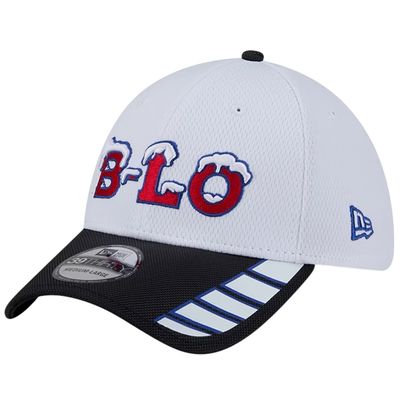 Buffalo Bills Men's White New Era 2025 Rivalries Collection Fan Pack 39THIRTY Flex Hat