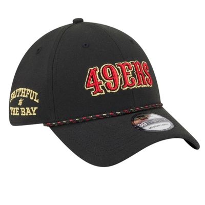 San Francisco 49ers Men's Black New Era 2025 Rivalries Collection Sideline 39THIRTY Flex Hat San Francisco 49ers Men's Black New Era 2025 Rivalries Collection Sideline 39THIRTY Flex Hat
