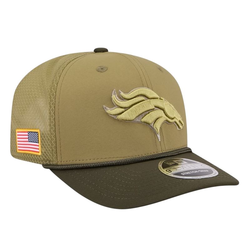 Denver Broncos Men's Green New Era 2025 Salute to Service 9SEVENTY Adjustable Hat Denver Broncos Men's Green New Era 2025 Salute to Service 9SEVENTY Adjustable Hat