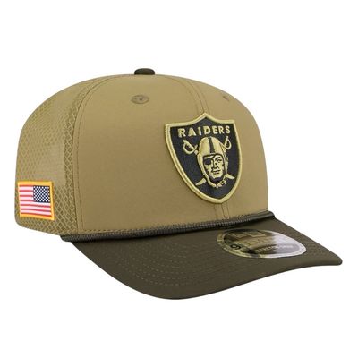 Las Vegas Raiders Men's Green New Era 2025 Salute to Service 9SEVENTY Adjustable Hat Las Vegas Raiders Men's Green New Era 2025 Salute to Service 9SEVENTY Adjustable Hat