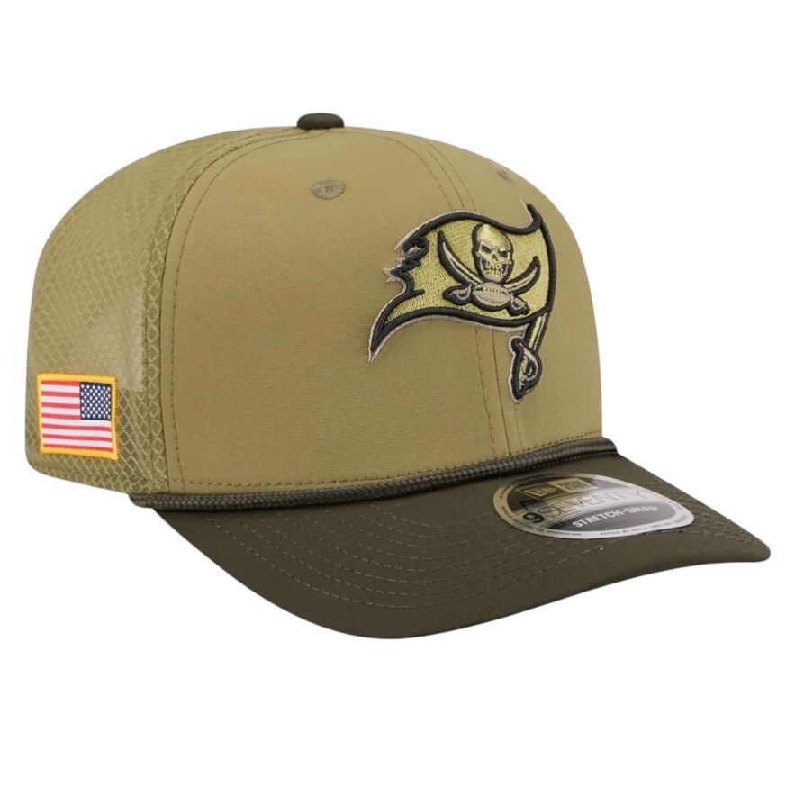 Tampa Bay Buccaneers Men's Green New Era 2025 Salute to Service 9SEVENTY Adjustable Hat Tampa Bay Buccaneers Men's Green New Era 2025 Salute to Service 9SEVENTY Adjustable Hat
