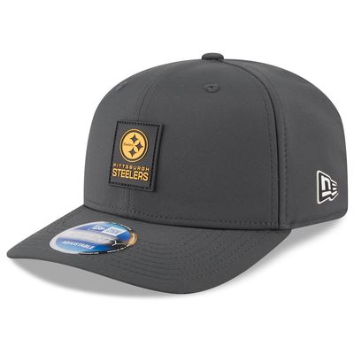 Pittsburgh Steelers Men's Charcoal New Era 2025 Sideline Cold Weather 9SEVENTY Adjustable Hat Pittsburgh Steelers Men's Charcoal New Era 2025 Sideline Cold Weather 9SEVENTY Adjustable Hat