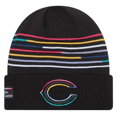 Chicago Bears Men’s Black 2025 NFL Crucial Catch Cuffed Knit Hat Chicago Bears Men’s Black 2025 NFL Crucial Catch Cuffed Knit Hat