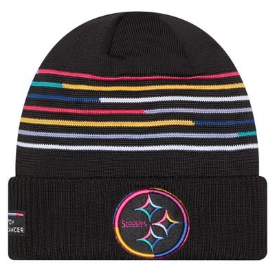 Pittsburgh Steelers Men’s Black 2025 NFL Crucial Catch Cuffed Knit Hat Pittsburgh Steelers Men’s Black 2025 NFL Crucial Catch Cuffed Knit Hat