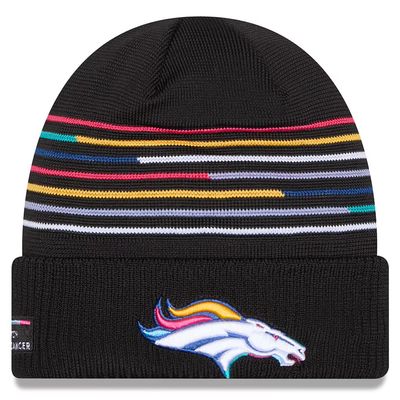 Denver Broncos Men’s Black 2025 NFL Crucial Catch Cuffed Knit Hat Denver Broncos Men’s Black 2025 NFL Crucial Catch Cuffed Knit Hat
