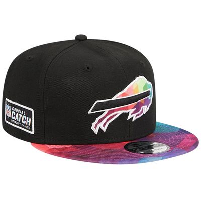 Buffalo Bills Men’s New Era Black 2023 NFL Crucial Catch 9FIFTY Snapback Hat