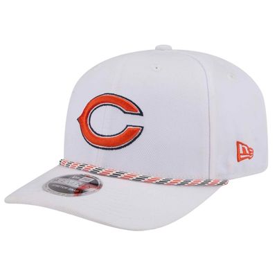Chicago Bears Men's  White Multi-Rope New Era Sideline 9SEVENTY Stretch-Snap Hat Chicago Bears Men's  White Multi-Rope New Era Sideline 9SEVENTY Stretch-Snap Hat