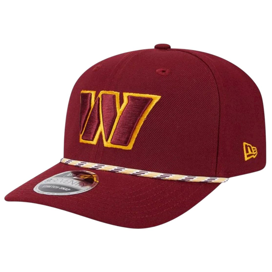 Washington Commanders Men's Burgundy Multi-Rope New Era 9Seventy Stretch-Snap Hat Washington Commanders Men's Burgundy Multi-Rope New Era 9Seventy Stretch-Snap Hat