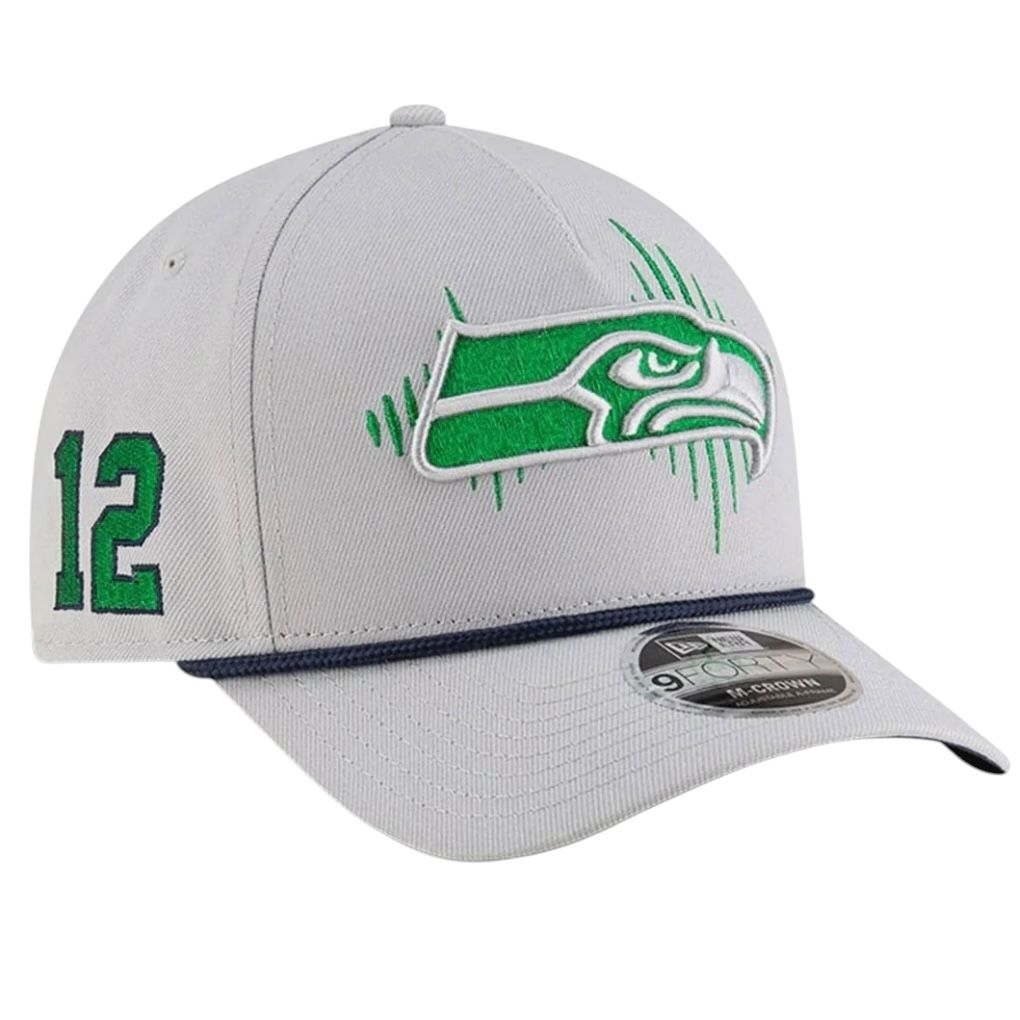 Seattle Seahawks Men's Gray New Era 2025 Rivalries Collection Sideline 9SEVENTY Adjustable Hat Seattle Seahawks Men's Gray New Era 2025 Rivalries Collection Sideline 9SEVENTY Adjustable Hat