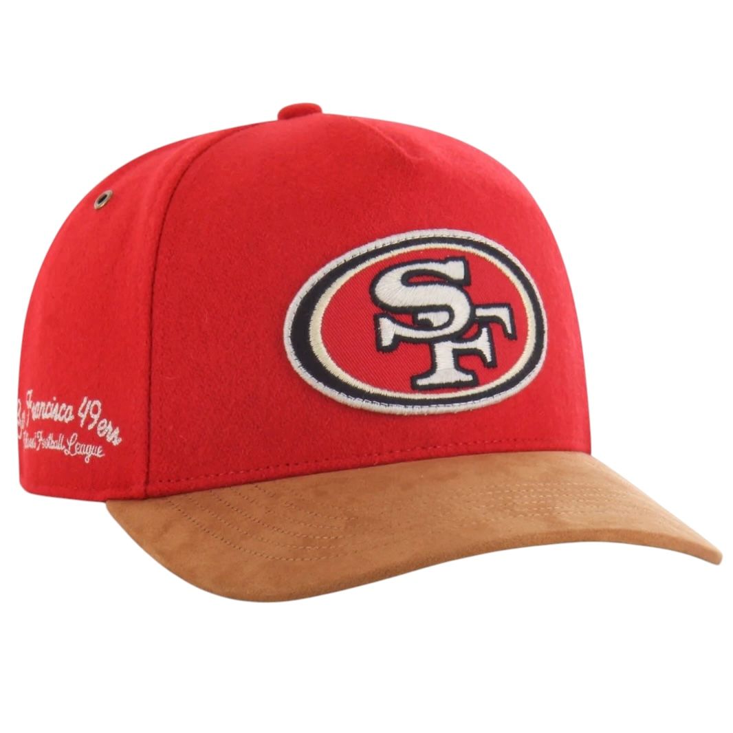 San Francisco 49ers Men’s Red Grandstand 47 Hitch Snapback Hat
