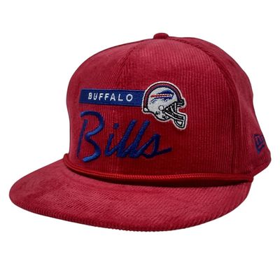 Buffalo Bills Men’s Red New Era 9Fifty Corduroy Rope Hat Buffalo Bills Men’s Red New Era 9Fifty Corduroy Rope Hat