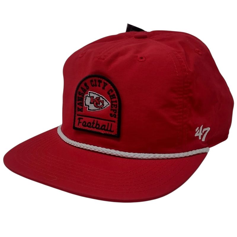 Kansas City Chiefs Men’s Red Nylon 47 Brand Snapback Hat