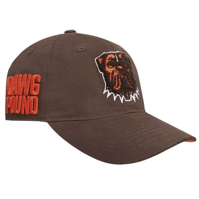 Cleveland Browns Men’s Brown Dawg Pound Pro Standard Adjustable Hat