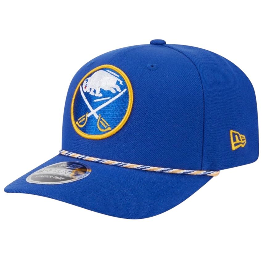Buffalo Sabres Men's Royal Blue Multi-Rope New Era 9SEVENTY Stretch-Snap Hat Buffalo Sabres Men's Royal Blue Multi-Rope New Era 9SEVENTY Stretch-Snap Hat