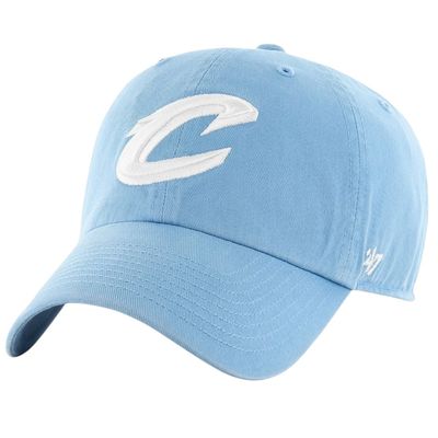 Cleveland Cavaliers Men’s Baby Blue 47 Brand Clean Up Adjustable Hat