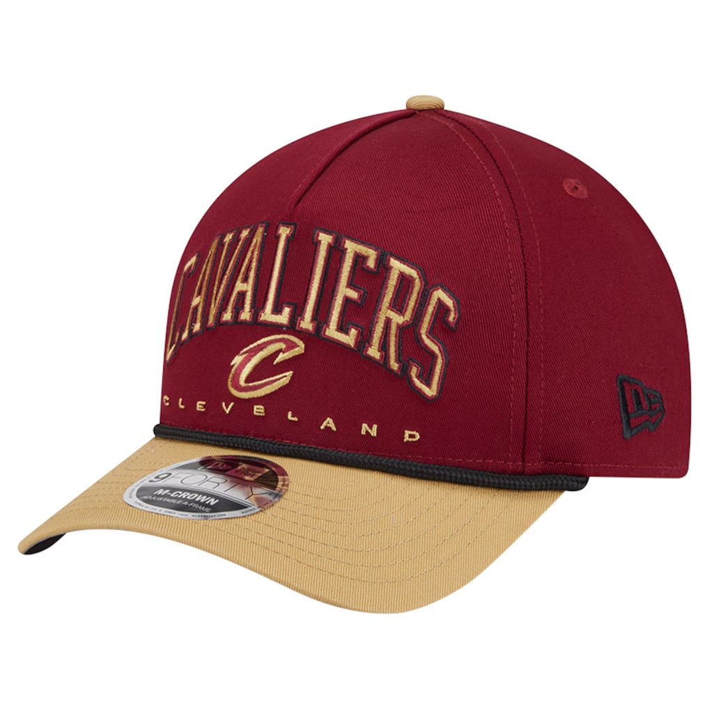 Cleveland Cavaliers Men’s New Era Wine Arch COOLERA 9FORTY A-Frame Adjustable Hat