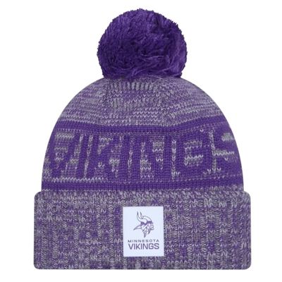 Minnesota Vikings Men’s New Era 2025 Sideline Cold Weather Cuffed Knit Pom Hat Minnesota Vikings Men’s New Era 2025 Sideline Cold Weather Cuffed Knit Pom Hat