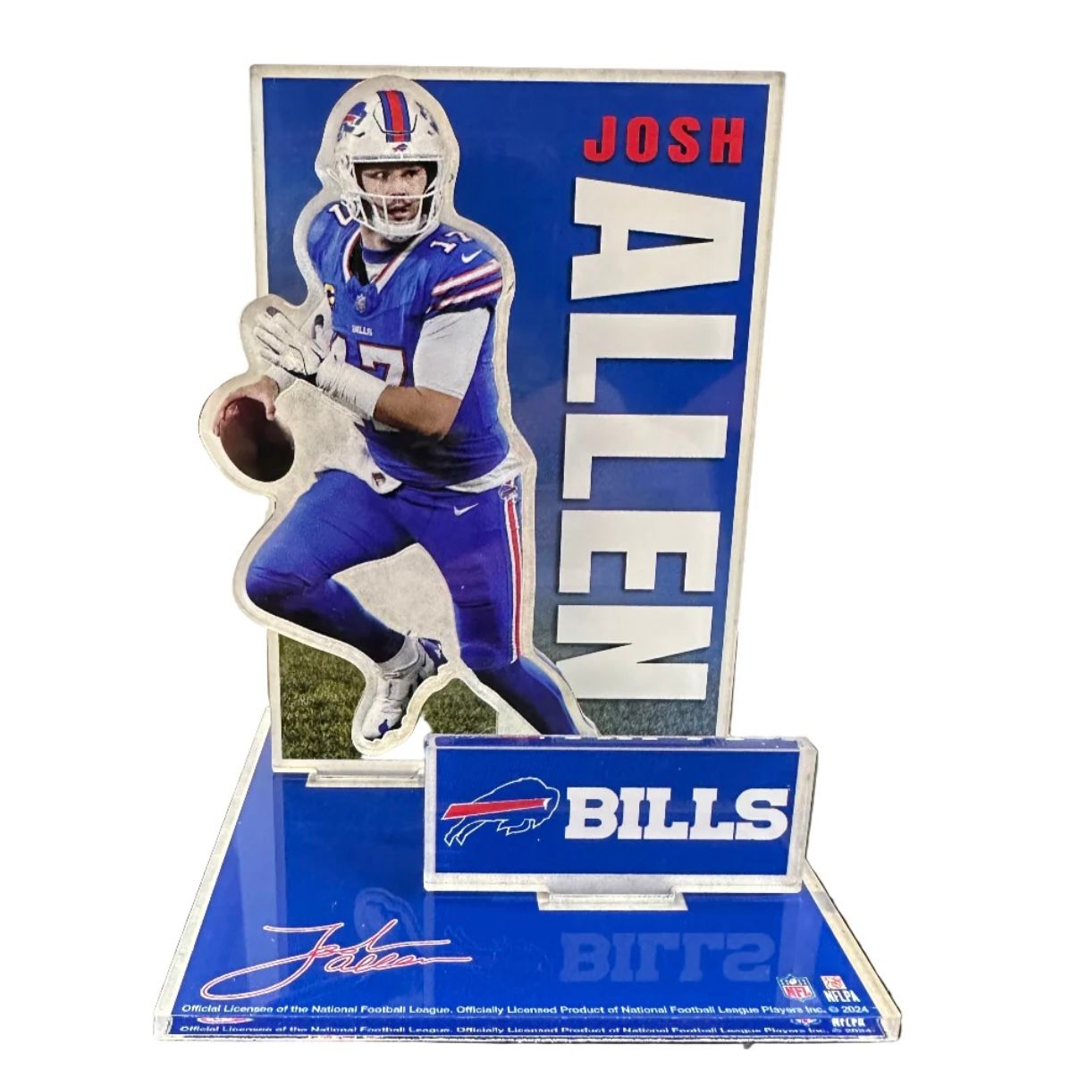 Buffalo Bills Josh Allen Small Acrylic Stand Up Set