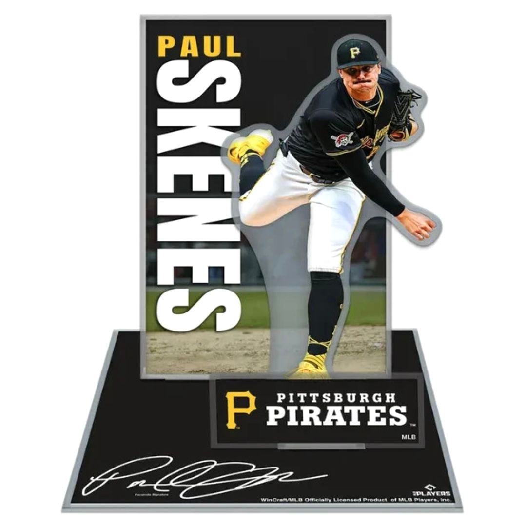 Pittsburgh Pirates Paul Skenes Small Acrylic Stand Up Set Pittsburgh Pirates Paul Skenes Small Acrylic Stand Up Set