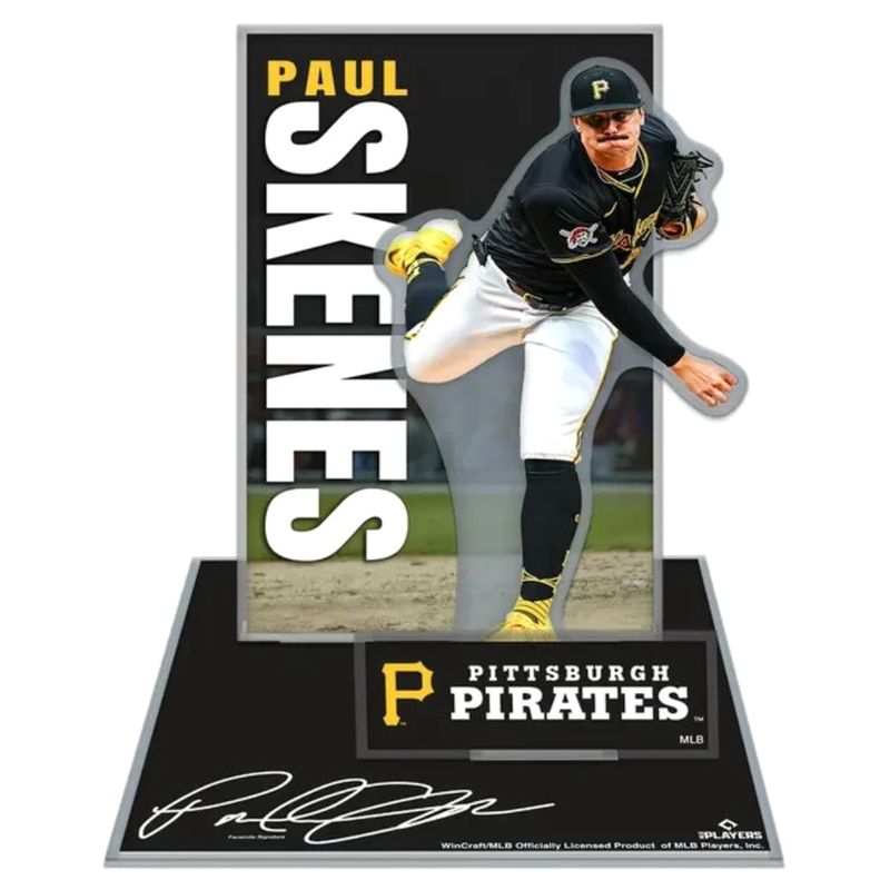 Pittsburgh Pirates Paul Skenes Small Acrylic Stand Up Set Pittsburgh Pirates Paul Skenes Small Acrylic Stand Up Set