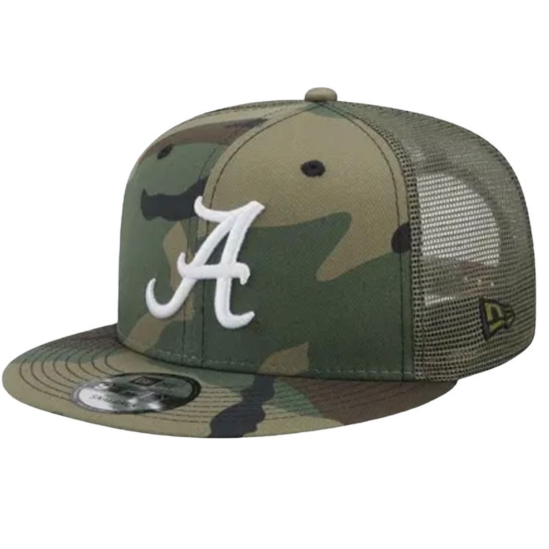 Alabama Crimson Tide Men's Camo New Era 9Fifty Trucker Snapback Hat