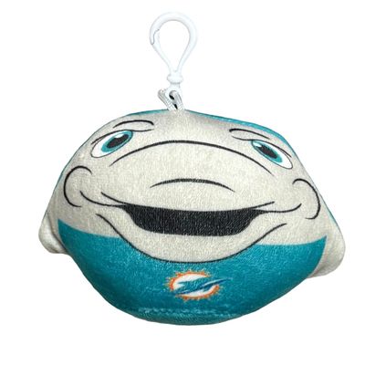 Miami Dolphins 3.5" Plushie Mascot Key Chain
