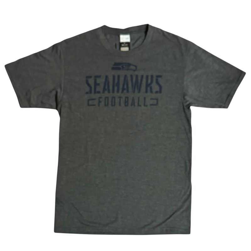 Seattle Seahawks Men’s Grey Stencil T-Shirt Seattle Seahawks Men’s Grey Stencil T-Shirt