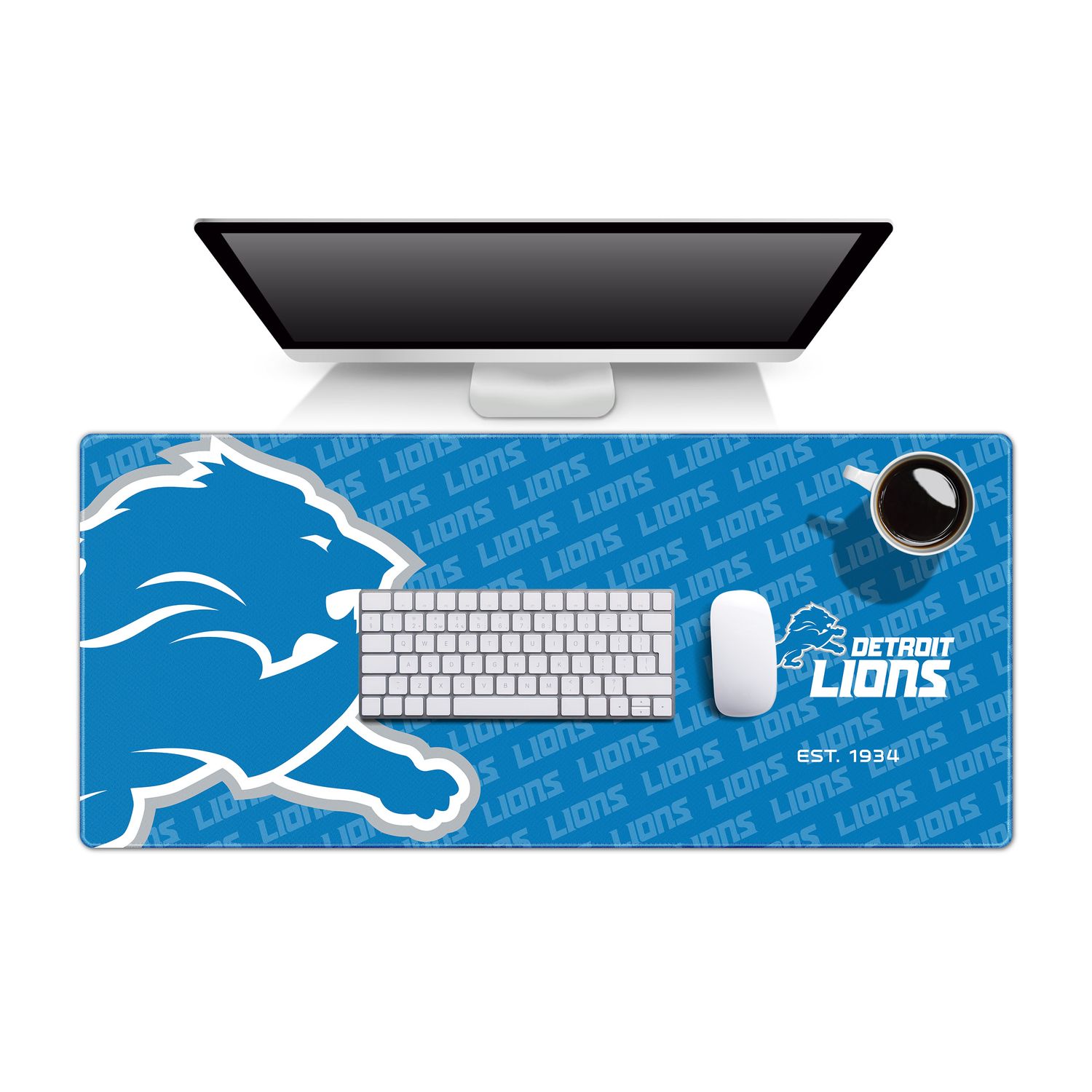 Detroit Lions Logo Deskpad Detroit Lions Logo Deskpad