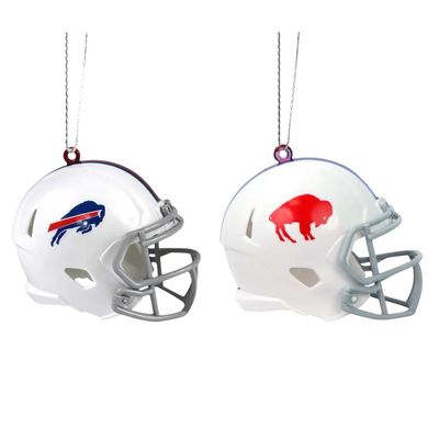 Buffalo Bills Team Helmet Christmas Ornament Set