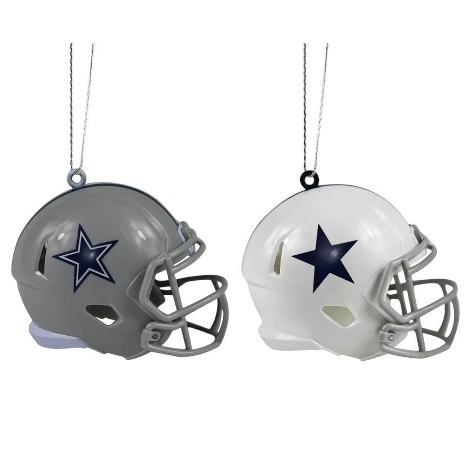 Dallas Cowboys Team Helmet Christmas Ornament Set Dallas Cowboys Team Helmet Christmas Ornament Set