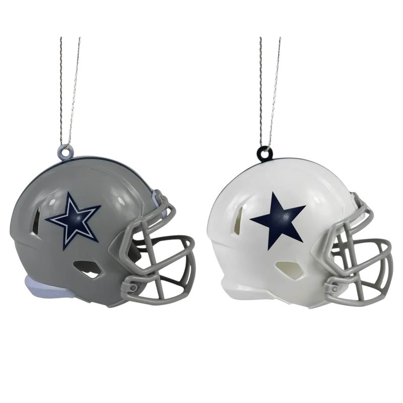 Dallas Cowboys Team Helmet Christmas Ornament Set Dallas Cowboys Team Helmet Christmas Ornament Set