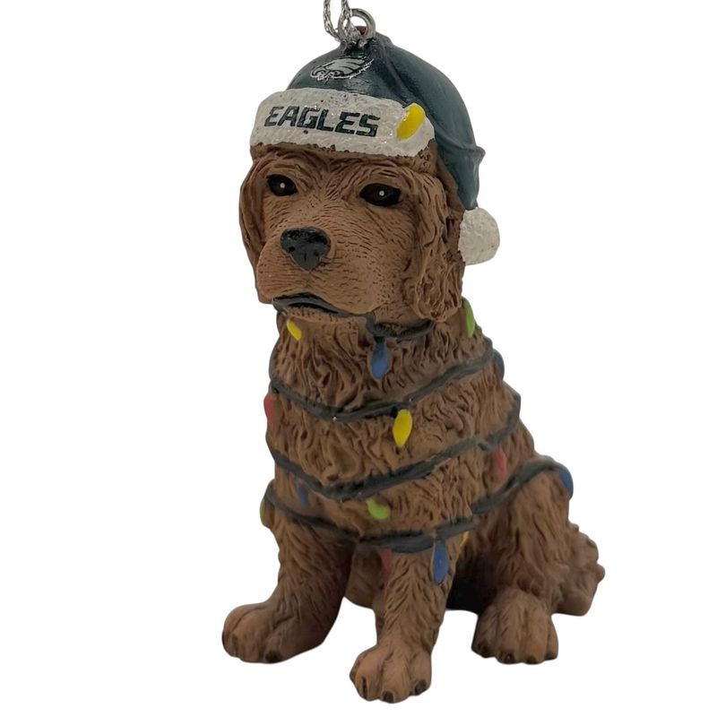 Philadelphia Eagles Dog with Lights Christmas Ornament Philadelphia Eagles Dog with Lights Christmas Ornament