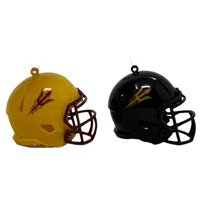 Arizona State Sun Devils Team Helmet Christmas Ornament Set