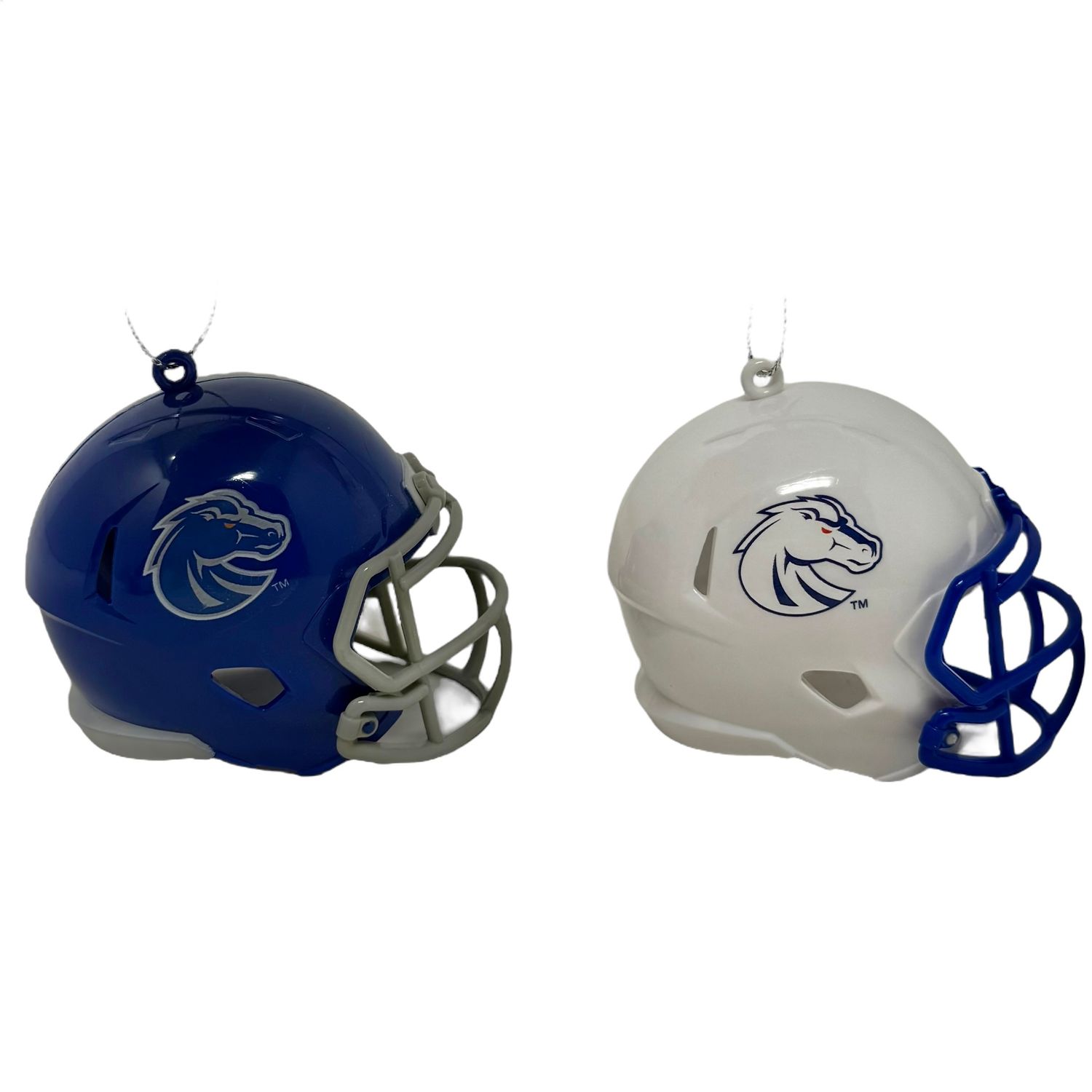 Boise State Broncos Team Helmet Christmas Ornament Set Boise State Broncos Team Helmet Christmas Ornament Set