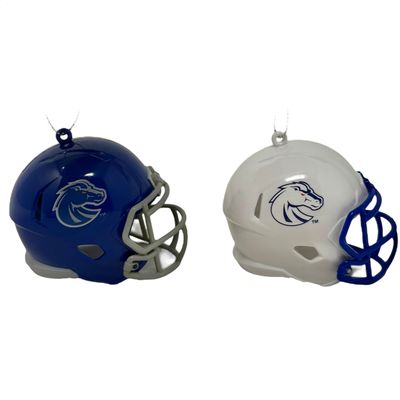 Boise State Broncos Team Helmet Christmas Ornament Set Boise State Broncos Team Helmet Christmas Ornament Set