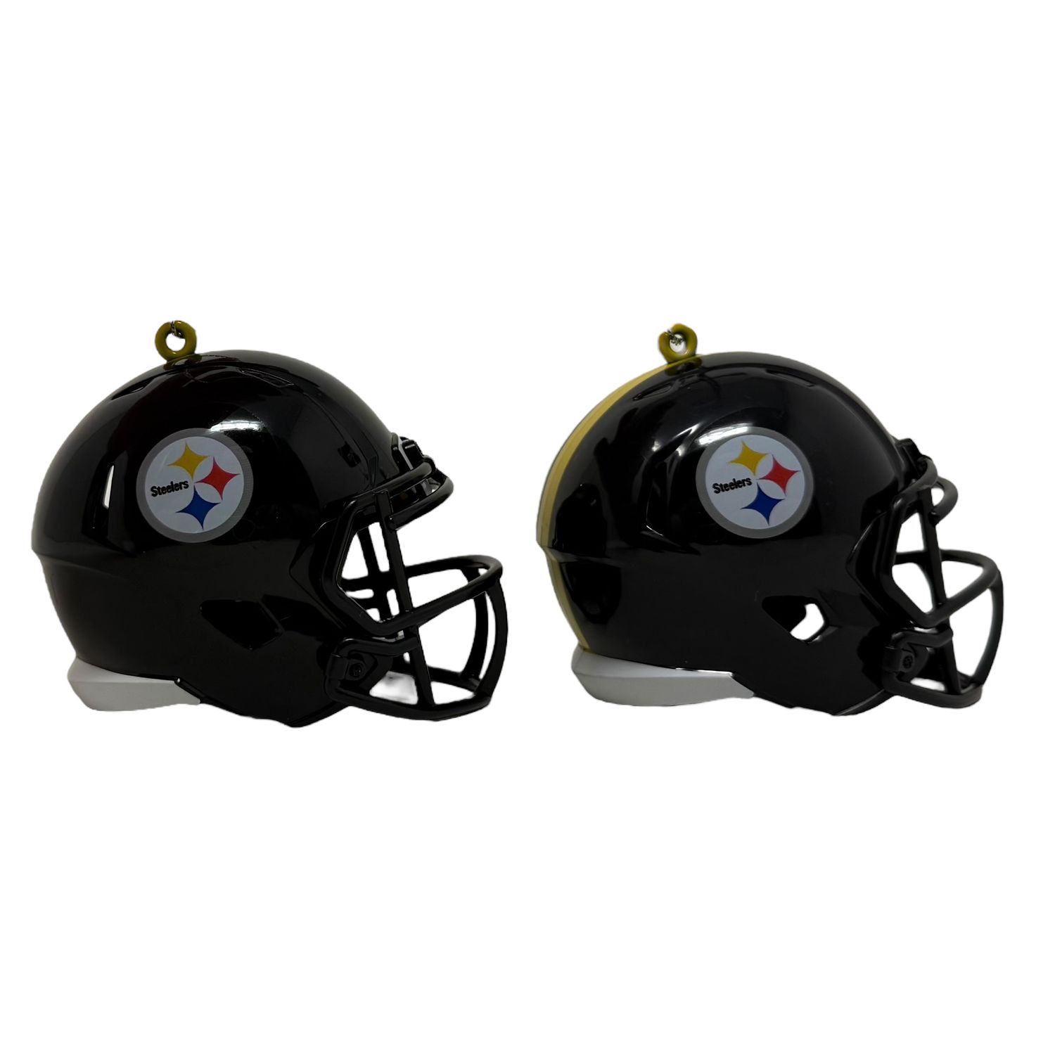 Pittsburgh Steelers Team Helmet Christmas Ornament Set
