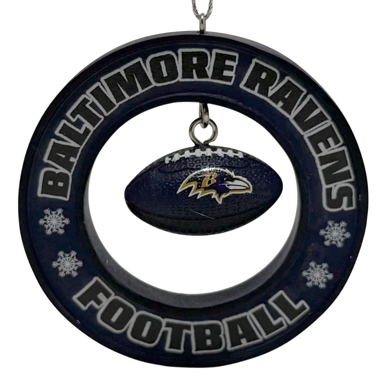 Baltimore Ravens Floating Football Ornament Baltimore Ravens Floating Football Ornament